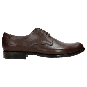 Brązowe eleganckie półbuty męskie skórzane 980-52 Wojas