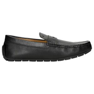 Czarne mokasyny męskie 10115-51 Wojas