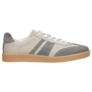 Szare trampki męskie ze skóry naturalnej 10234-70 Wojas