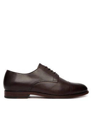 Półbuty Polo Ralph Lauren Owen Captoe 811P15885002 Brązowy ciemny