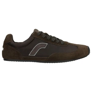 Czekoladowe sneakersy barefoot na cienkiej podeszwie relaks r 34209-82