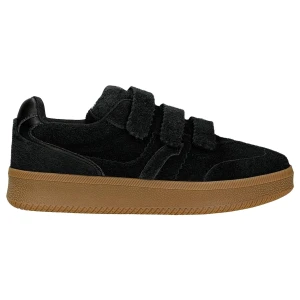 Czarne trampki damskie zapinane na rzep relaks r 46198-81