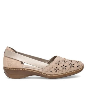 Półbuty Rieker 41356-60 Beżowy