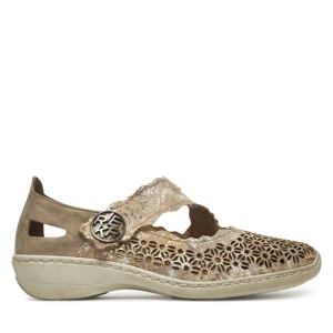 Półbuty Rieker 413G4-90 Beżowy