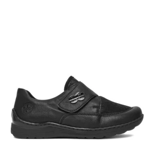 Półbuty Rieker 48954-00 Czarny