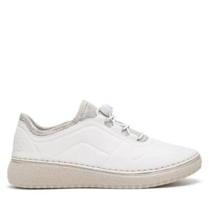 Półbuty Rieker 50960-80 Biały