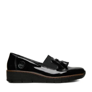 Półbuty Rieker 53751-00 Czarny