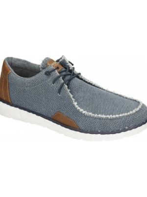 PÓŁBUTY RIEKER - 630082-05 NIEBIESKIE