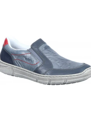 PÓŁBUTY RIEKER - 630221-05 BLUE