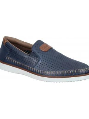 PÓŁBUTY RIEKER - 630238-05 BLUE