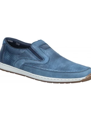 PÓŁBUTY RIEKER - 630241-05 BLUE