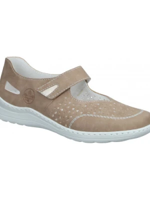 PÓŁBUTY RIEKER - 940472-08 BEIGE