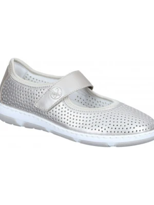 PÓŁBUTY RIEKER - 940473-92 SILVER