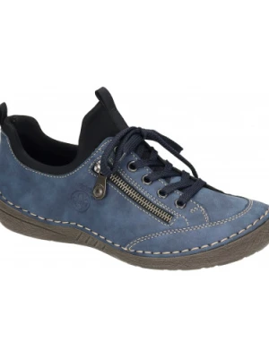 PÓŁBUTY RIEKER - 950233-05 NIEBIESKIE