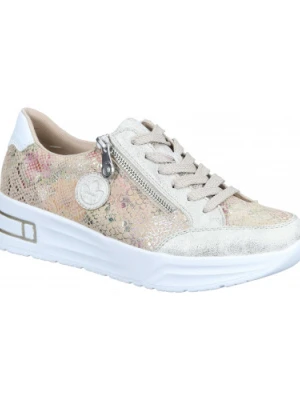 PÓŁBUTY RIEKER - 950590-82 GOLD