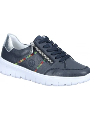 PÓŁBUTY RIEKER - 950601-05 BLUE