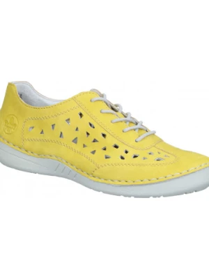 PÓŁBUTY RIEKER - 950931-06 YELLOW