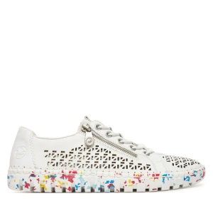 Półbuty Rieker M2357-80 Biały