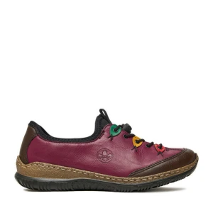 Półbuty Rieker N3271-30 Fioletowy