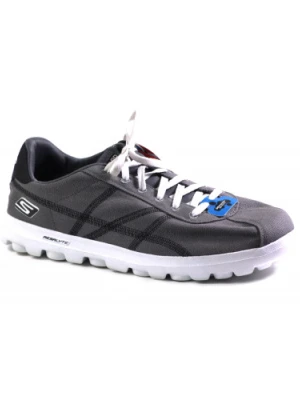 PÓŁBUTY SKECHERS - 53661/GYBK GREY