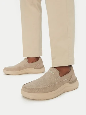 Półbuty Skechers Relaxed Fit: Hasting - Fielden 205066 / TPE Beżowy