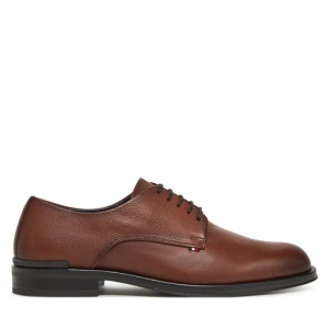 Półbuty Tommy Hilfiger Core Hilfiger Leather Shoe FM0FM05375 Brązowy