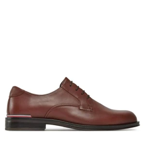 Półbuty Tommy Hilfiger Core Rwb Hilfiger Lth Shoe FM0FM04867 Brązowy