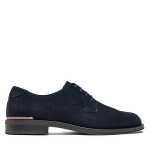 Półbuty Tommy Hilfiger Core Rwb Hilfiger Suede Shoe FM0FM04868 Granatowy