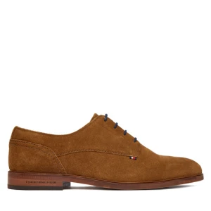 Półbuty Tommy Hilfiger Hilfiger Suede Dress Shoe FM0FM05776 Brązowy
