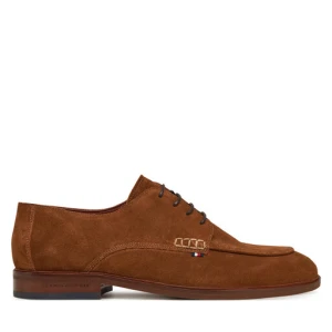 Półbuty Tommy Hilfiger Hilfiger Thunit Suede M Toe Shoe FM0FM05468 Brązowy