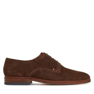 Półbuty Tommy Hilfiger Hilfiger Thunit Suede Shoe FM0FM05377 Brązowy