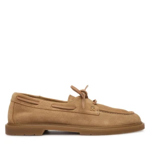 Zdjęcie produktu Półbuty Tommy Hilfiger Light Suede Boat Shoe FW0FW09337 Brązowy