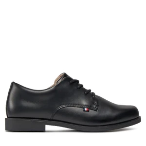 Półbuty Tommy Hilfiger Low Cut Lace Up Shoe T3B4-33174-1355 Czarny