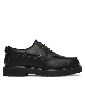 Półbuty Tommy Jeans Archive '01 Boat Shoe Leather EM0EM01651 Czarny