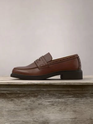 Półbuty wsuwane Anna Field By Zalando koniakowy