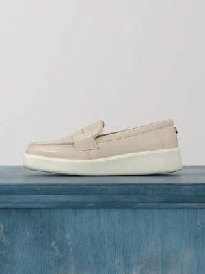 Półbuty wsuwane Anna Field Wide Fit By Zalando mleczny