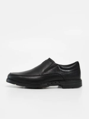 Półbuty wsuwane Clarks czarny