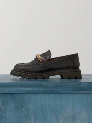 Półbuty wsuwane Copenhagen Shoes ciemnobrązowy