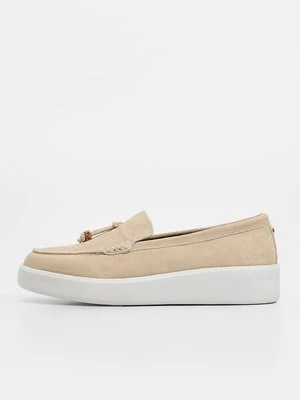 Półbuty wsuwane Dune London taupe
