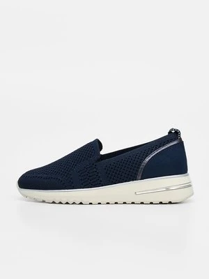 Półbuty wsuwane Marco Tozzi niebieski denim