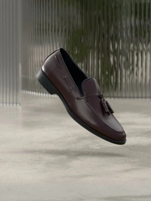 Półbuty wsuwane Pier One By Zalando ciemnobrązowy