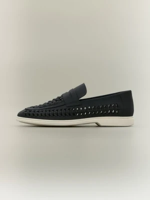 Półbuty wsuwane Pier One By Zalando granatowy