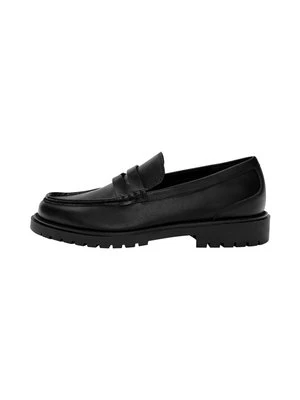 Półbuty wsuwane PULL&BEAR czarny