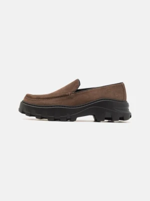 Półbuty wsuwane Stuart Weitzman ciemnobrązowy