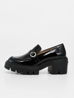 Półbuty wsuwane Stuart Weitzman czarny