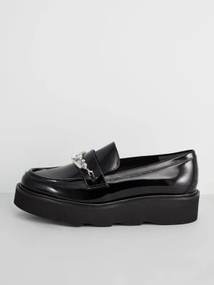 Półbuty wsuwane Stuart Weitzman czarny