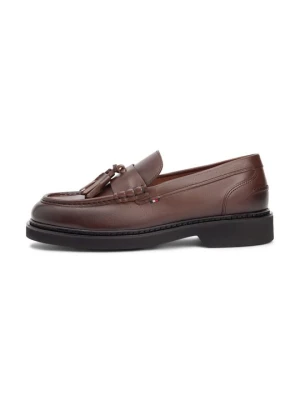 Półbuty wsuwane Tommy Hilfiger ciemnobrązowy