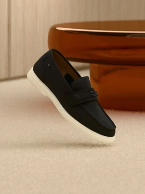 Półbuty wsuwane Tommy Hilfiger granatowy