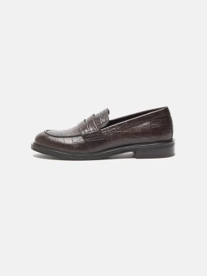 Półbuty wsuwane Zign By Zalando ciemnobrązowy