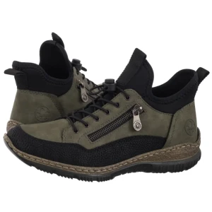 Półbuty Zielone N32G3-54 Green Combination (RI284-a) Rieker